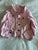 Carters Pink denim jacket with white polka dots 5T/5
