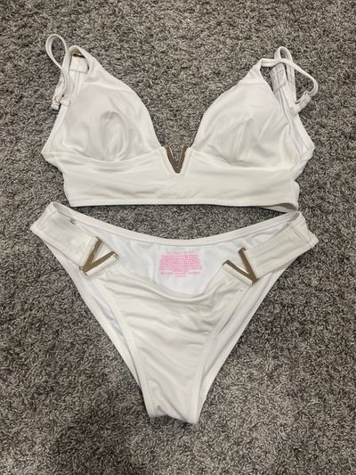 Victorias Secret White bikini Women's Large 12-14