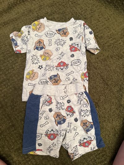 Paw patrol Tee and shorts set 2T