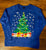 lol vintage Blue Christmas tree sweater Women's - S