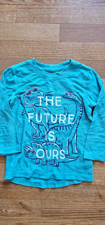 Jumping Beans The dinosaurs graphic long sleeves shirt in excellent condition 2T