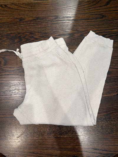 Stars Abvoe Cream waffle knit joggers Women's - S