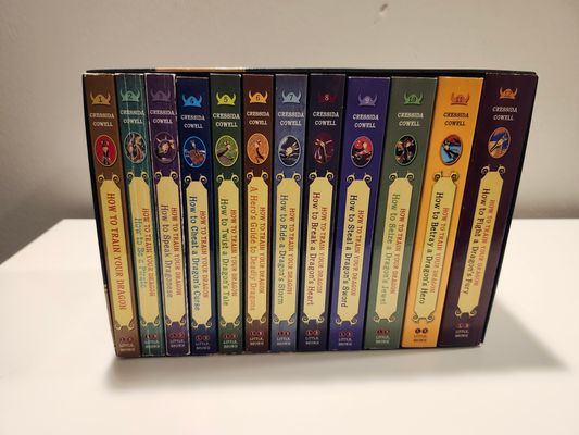 How to train your dragon book series Complete set sells for $100