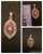 Pendant Silver necklace pendant, fake
