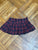 Holiday skirt Black and red plaid skirt Junior XS - 0