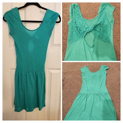 Xhilaration Summer dress, comes with slip, lacy cut back Women's - XS