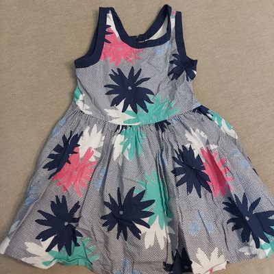 Gymboree Fully lined print dress 5T