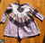 Purple tie dye long sleeve dress Excellent condition. SFPF home 12-18 Months