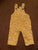 Little Lad mustard dino overalls 6-9 Months