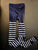 Striped footed winter tights  7-8