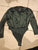Forever 21 BNWT Green Long Sleeve Satin Body Suit Women's XXL 18
