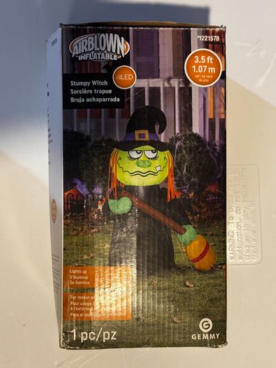 3.5 foot inflatable Witch for Halloween 3.5 foot inflatable Witch for Halloween
