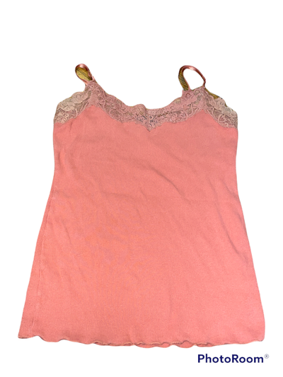 banana republic  Burt orange cami tank top Stretch Junior S - 2