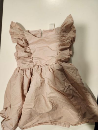 H&m blush pink ruffle dress  2T