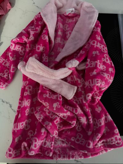 Barbie Barbie bath robe 4T