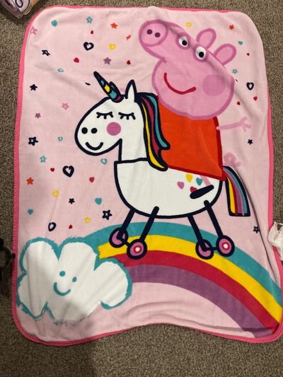 Peppa Peppa pig fleece blanket