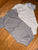 Carters Never worn lot of 2 grey onesies 6 Months