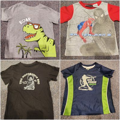 Various Lot of 4 tshirts 18 Months