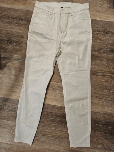 Calzedonia White shimmer jeans Women's - M