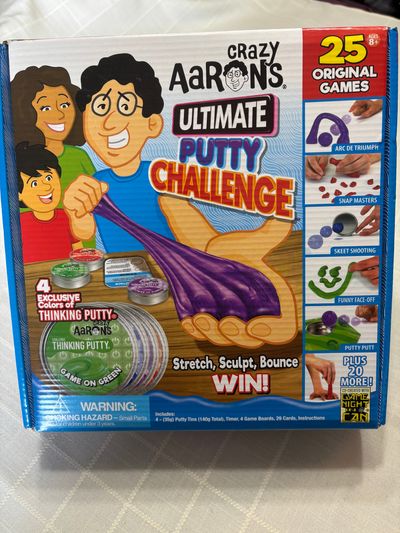 Crazy Aarons putty challenge No putty - all other items are unopened in box