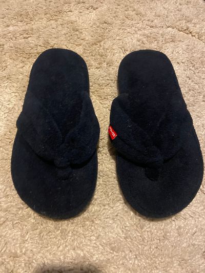 Roial NEW Womens dark blue soft slippers 8 (Adult)