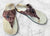 Orthaheel Brown flower flip flop - like new 8-1/2 (Adult)