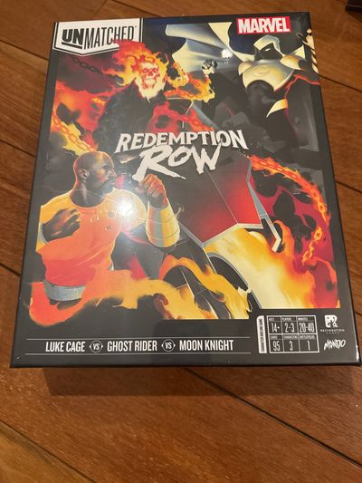 Brand new Marvel unmatched redemption row game Retail $30 plus