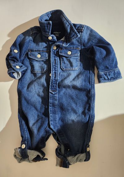 Baby Gap denim romper outfit  3-6 Months