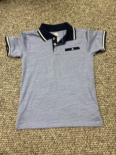 Wonder nation Blue polo shirt 6T/6