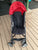 NA Red and black collapsible umbrella stroller
