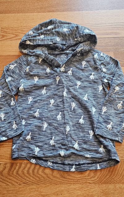 Little Me Like new hoodie feature cactus graphic great for Fall/ Spring 3T