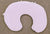 Boppy Nursing pillow with purple plush cover