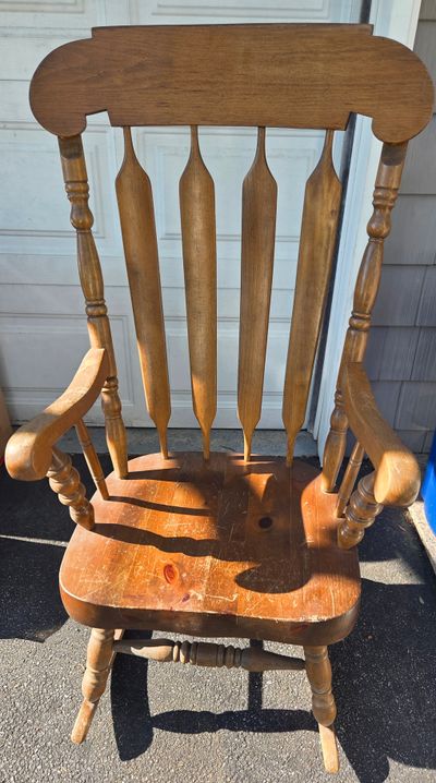 Antique Wooden Rocking Chair