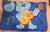 Blues Clues baby throw fleece blanket Folded in picture small blanket