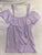 Children's place Lavender purple ruffle tank 7-8