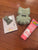 Brand new bathroom accessories,  toothbrush cover Soap dish, and fingerpaint for tub