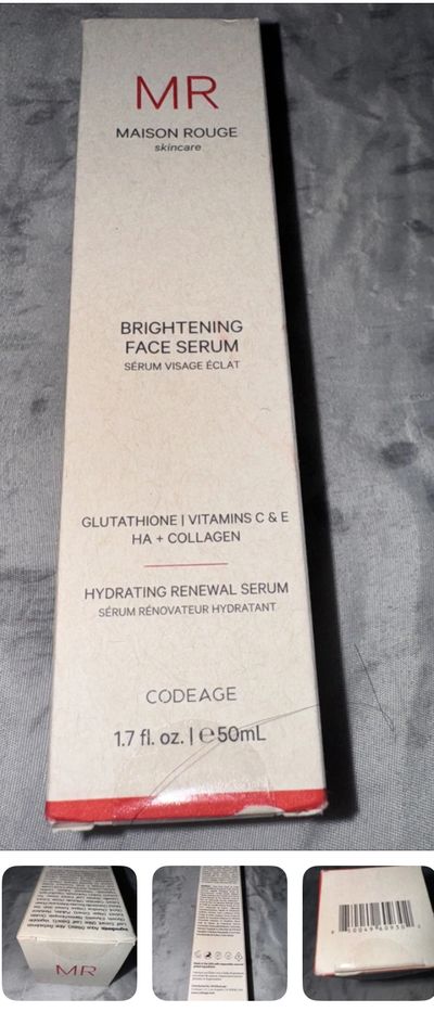 : New Codeage Mason Rouge SkincareBrightening Face Cream 1.7 oz