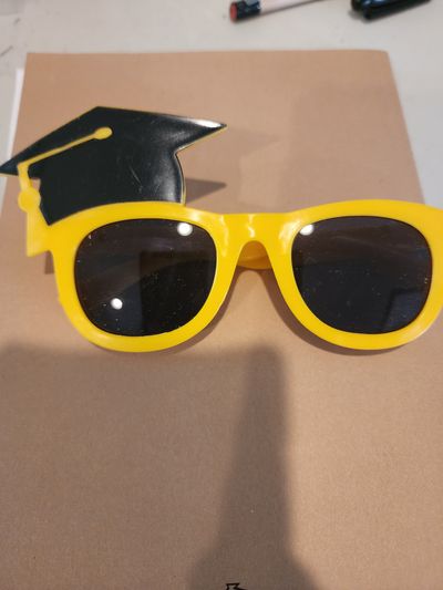 yellow graduation sunglasses yellow graduation sunglasses