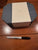 Brand new from target threshold faux shagreen box Pen for size