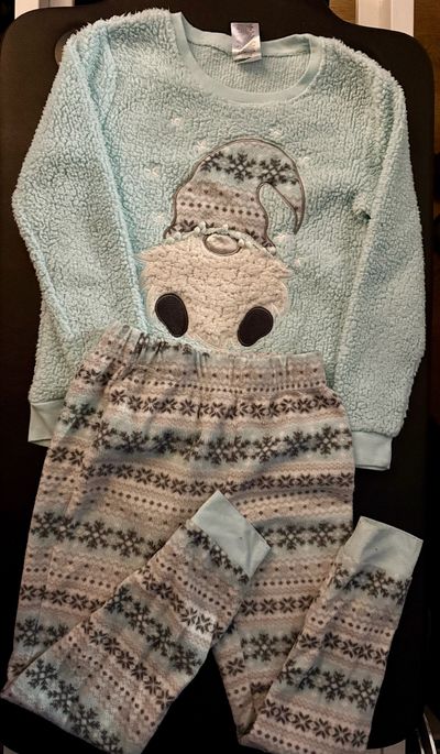 Max and Olivia Winter themed pajama set 7-8