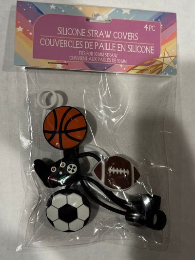 Brand New Silicone Straw Covers Brand New Silicone Straw Covers