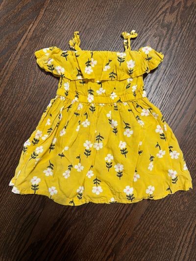 Yellow dress  3-6 Months