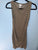 Leith Nordstrom Leith army tan bodycon tank dress with ruching Women's - XS