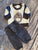 HM and Carters Monster sweater and jeggings 3 Months