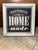 Happiness is homemade plaque. 7.5 X 7.5 Happiness is homemade plaque. 7.5 X 7.5