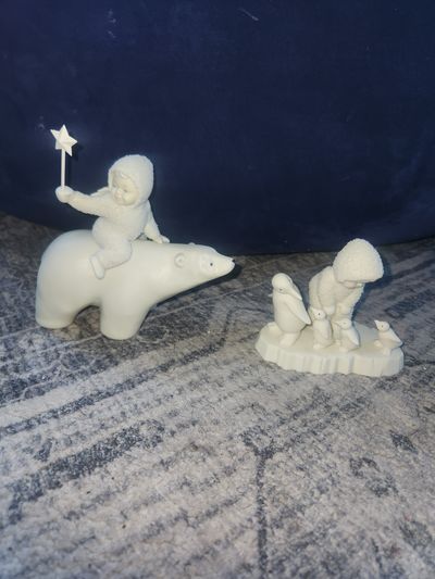 All in the Family penguins and polar bear gift Snowbabies collections