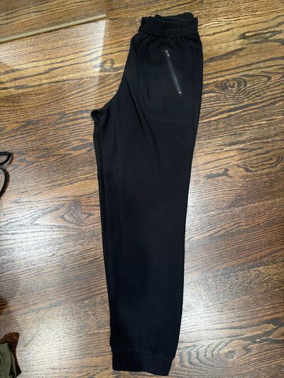J.Crew Black dress joggers with zipper front pockets Women's 2