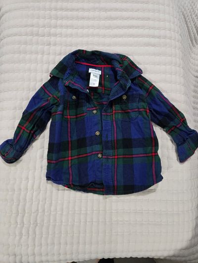 Carters Top - Cute plaid for fall fun 9 Months