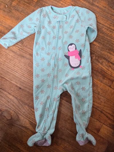 Carter's footed PJs  18 Months