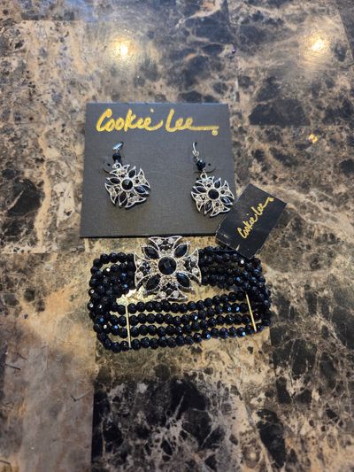 Brand New Cookie Lee Earrings and Bracelet Retails $26 each